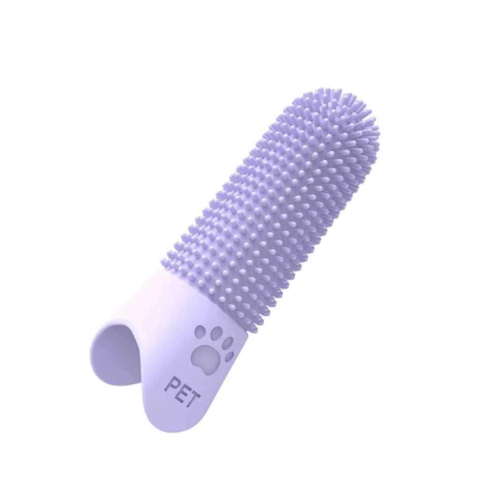 Pet Silicone Toothbrush that Removes Tartar And Stones