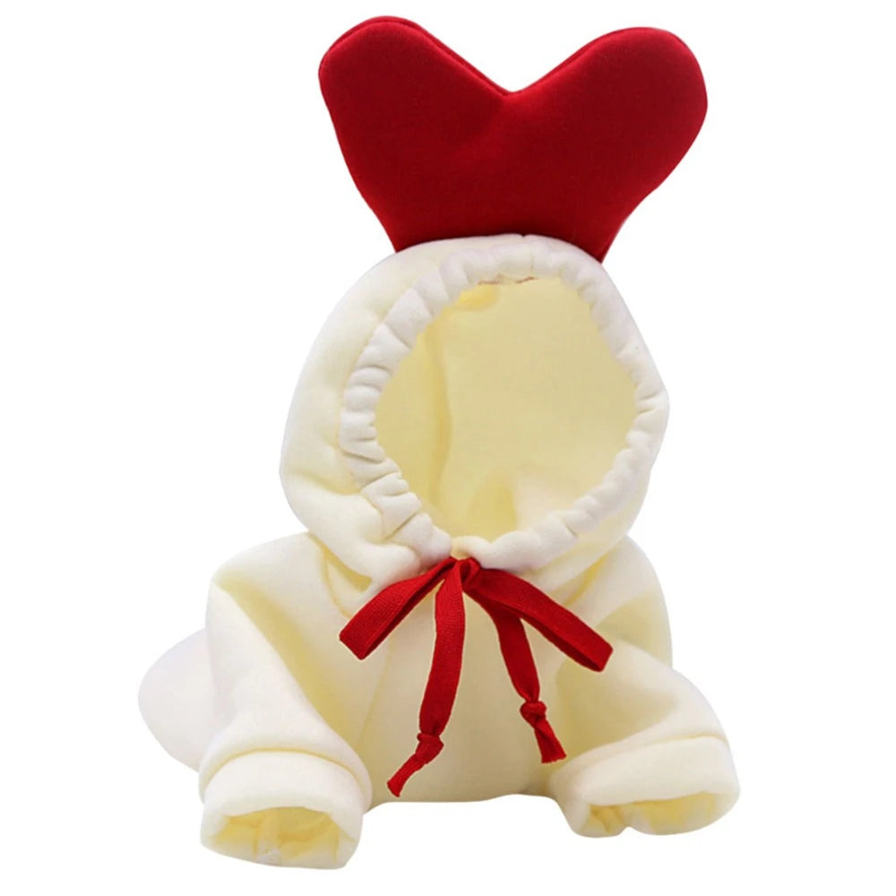 Cute Fruit Dog Clothes for Small Dogs Hoodies Warm Fleece
