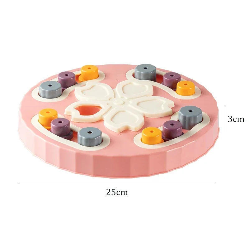 Interactive Puzzle, Slow Fooder Non Slip Bowl Increase Puppy IQ