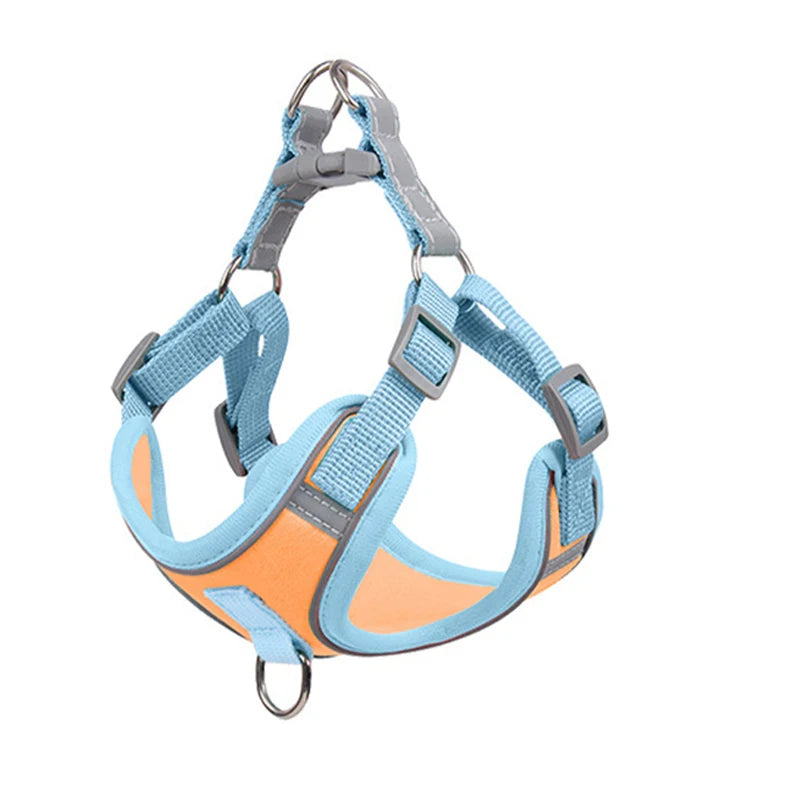 Adjustable Dog Harness and Leash for Small Dogs/Cat Reflective Breathable