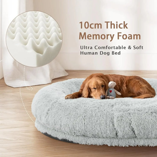 Human Dog Bed, Washable, Giant People Dog Bed Large Oversize Dog Bed