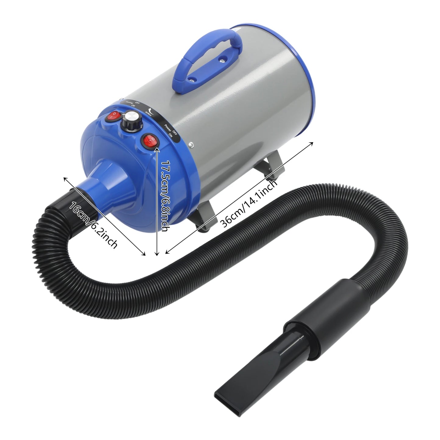 2200W Professional Pet Dryer, Low Noise