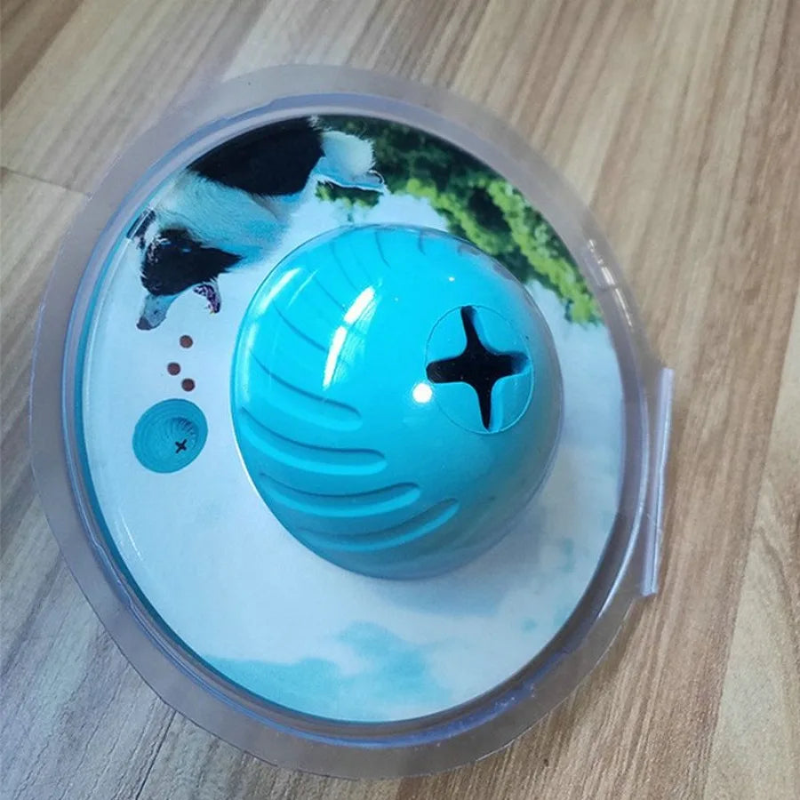 IQ Interactive Puzzle, Food Dispensing Dog Treat Ball Chasing Chewing Playing