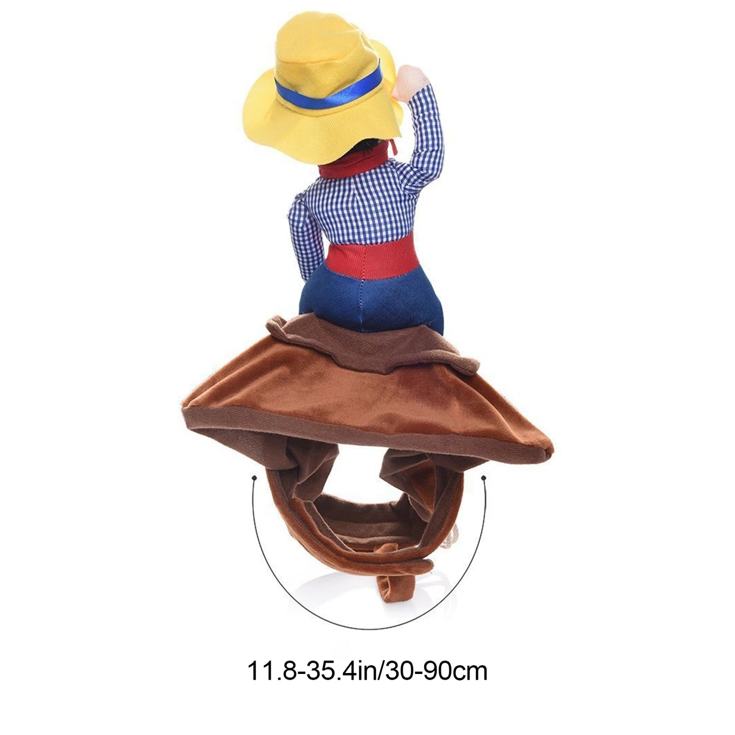 Dog Cowboy Outfit/Halloween Costume With Loop Fasteners