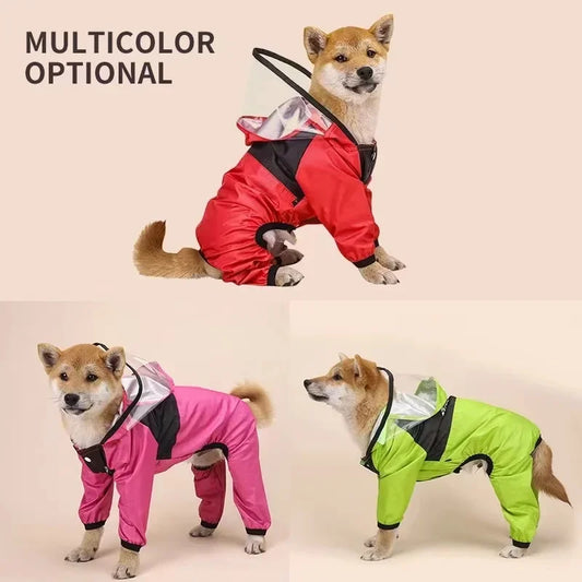 The Dog Face Jumpsuit Rain Jacket Water Resistant