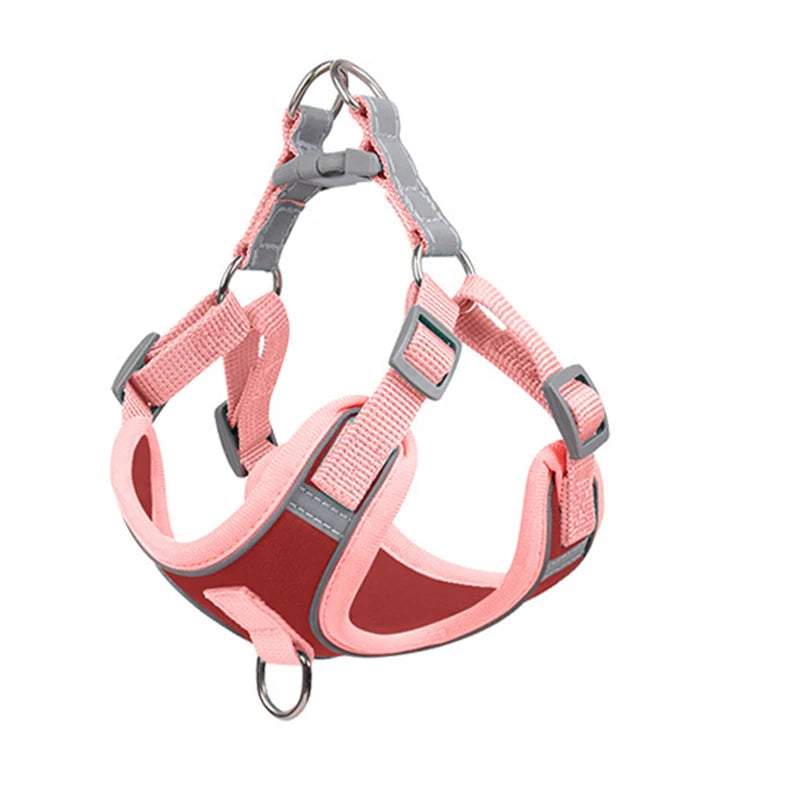 Adjustable Dog Harness and Leash for Small Dogs/Cat Reflective Breathable