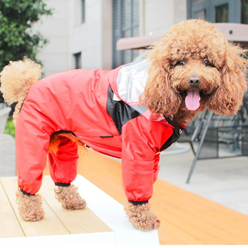 The Dog Face Jumpsuit Rain Jacket Water Resistant