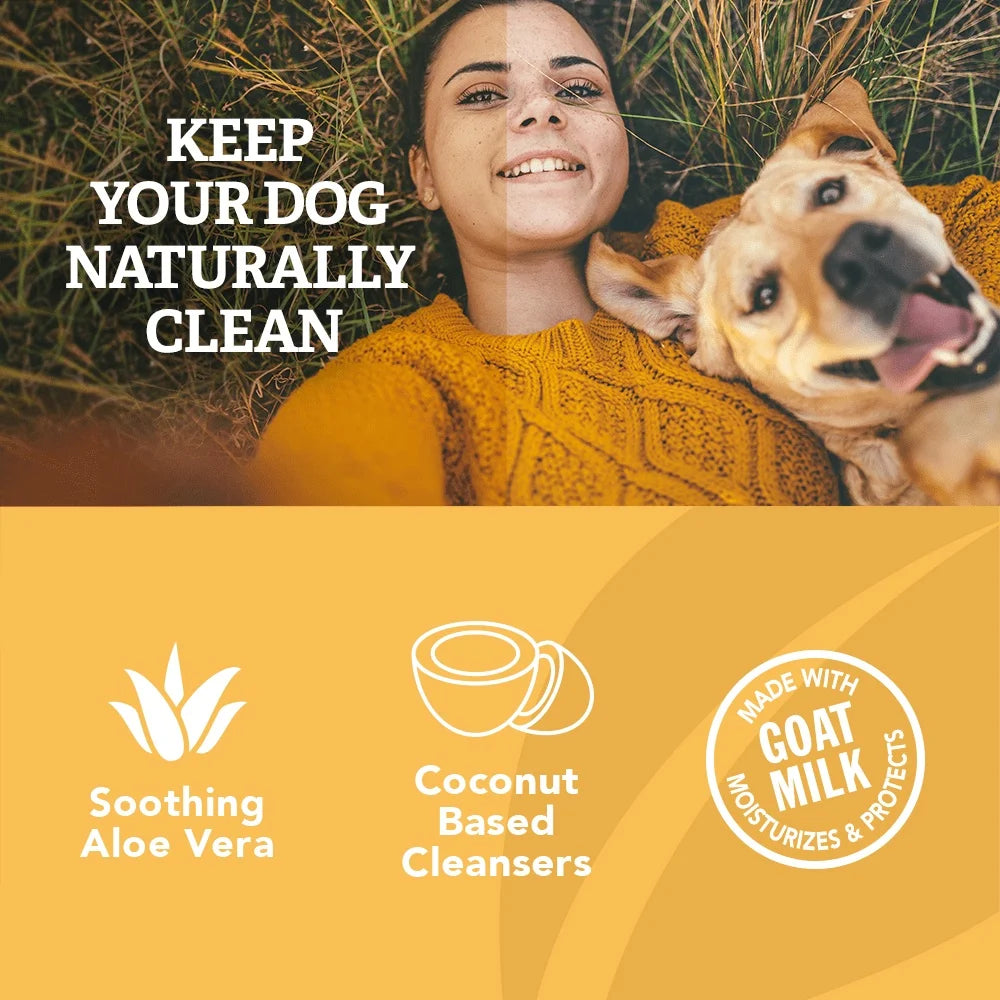 Shed Control Goat Milk Chamomile Pet Shampoo