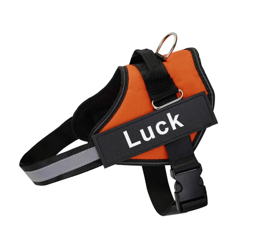 Reflective Adjustable Breathable Harness Walking Vest