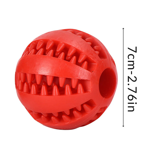 Elastic Rubber Teeth Cleaning, Teeth Grinding, Leakage Ball Dog Toy