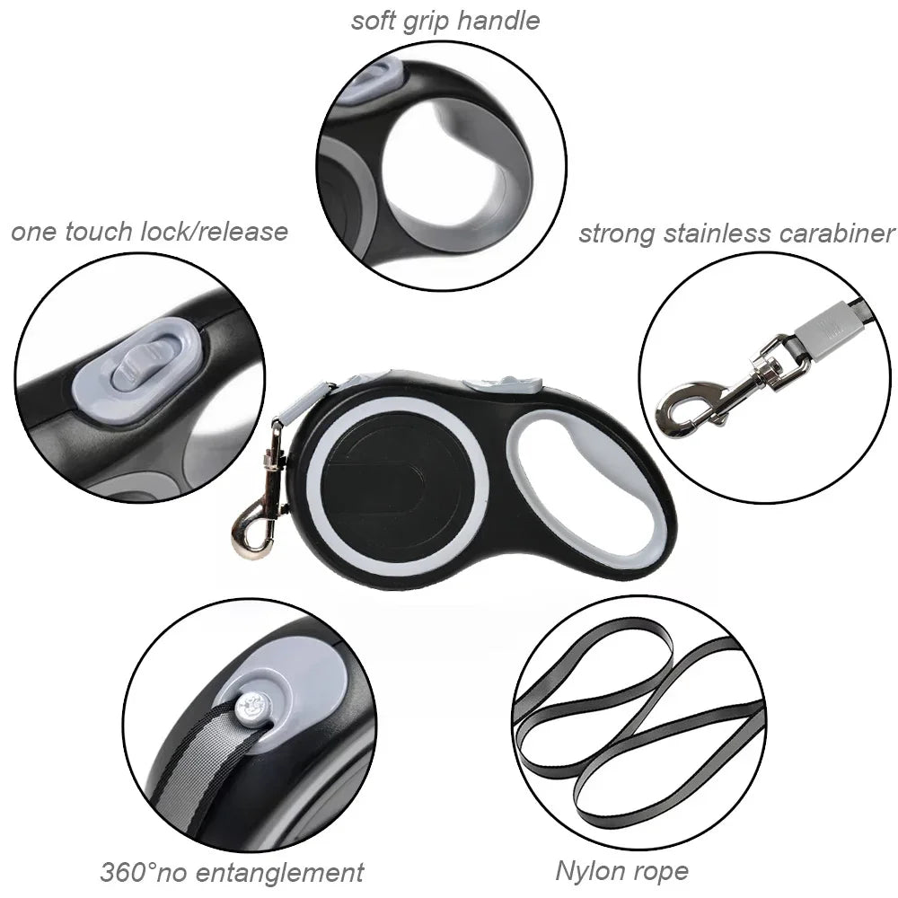3m 5m 8m Retractable Bulldog Rope Small/Big Dog