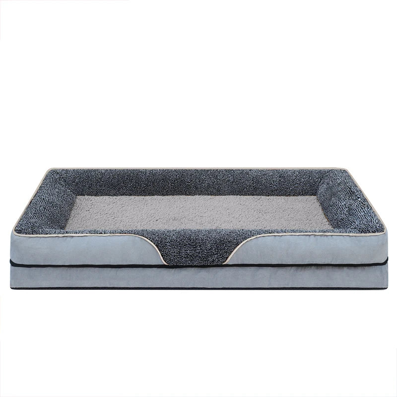 An oversized dog bed for all seasons,