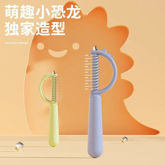 Detangler Comb for Fur Trimming Dematting Long Hair Curly Pet