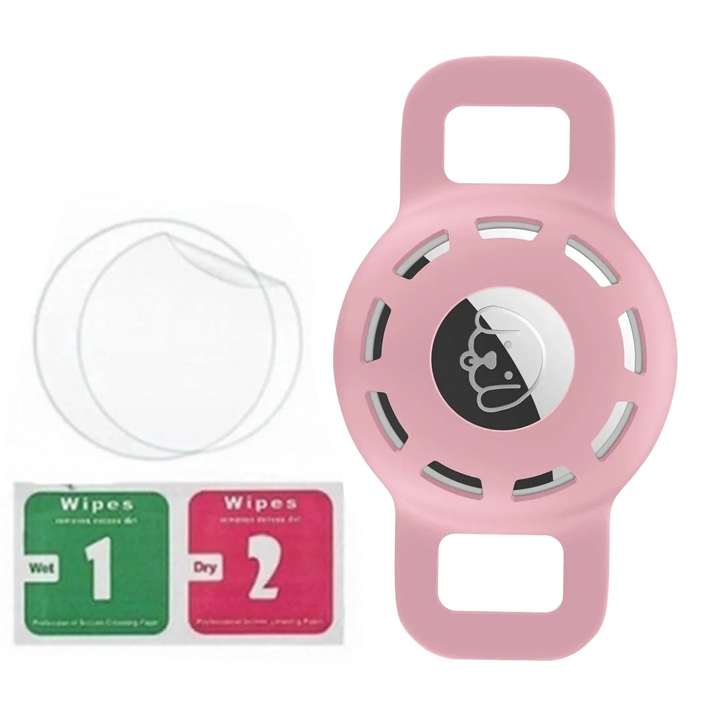 Adjustable Reflective Anti Choke Apple Airtag Collar