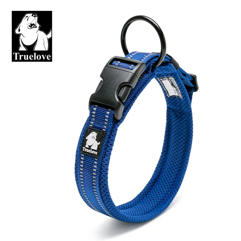 Reflective Nylon Collar Adjustable for Heavy Duty Training