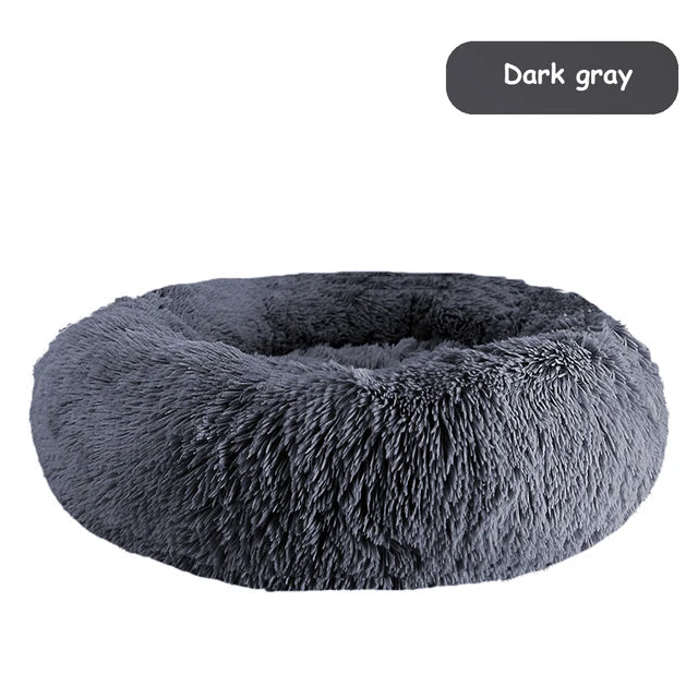 Donut Dog Bed Warm ,Soft, Calming Beds Washable
