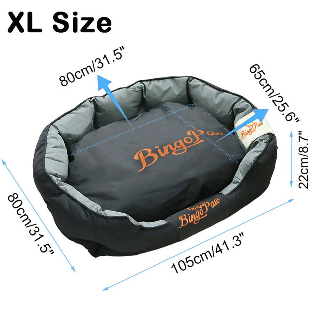 Waterproof XXL, XL, L Orthopedic Sofa Dog Bed Washable
