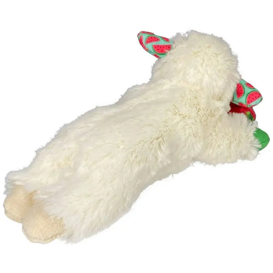 Lamb Chop Plush Dog Toy with Watermelon Squeaky Soft Chew Toy
