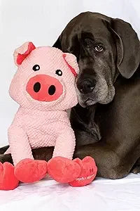 Plush Toy for Gentle Giants, Enrichment Toys Stuffy Without Squeakers - Pink