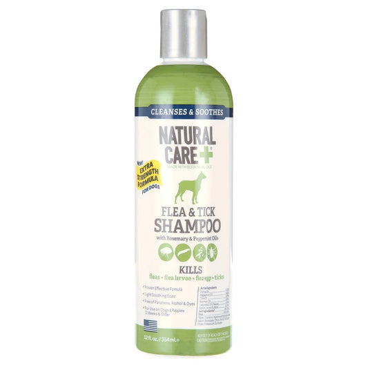 Peppermint Scent Flea and Tick Dog Shampoo