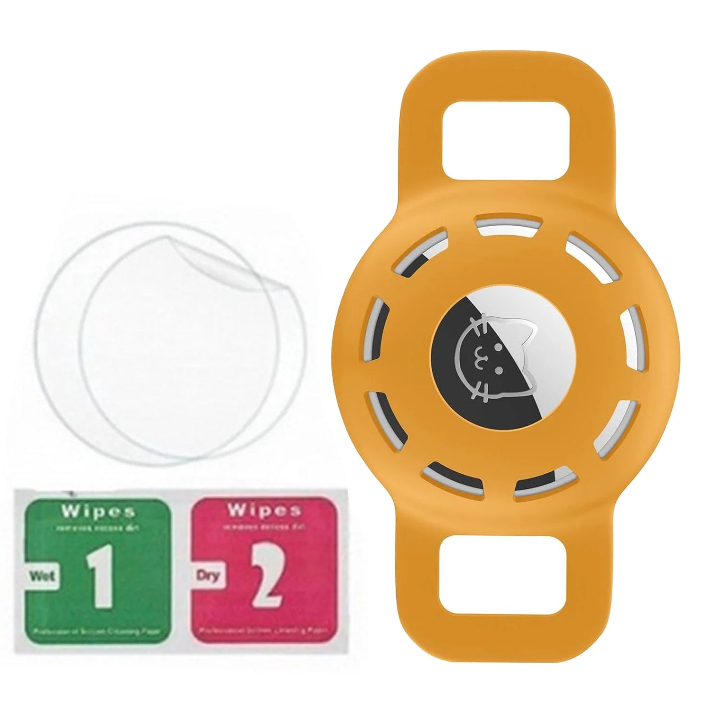Adjustable Reflective Anti Choke Apple Airtag Collar
