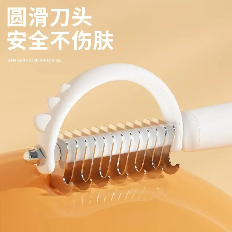 Detangler Comb for Fur Trimming Dematting Long Hair Curly Pet