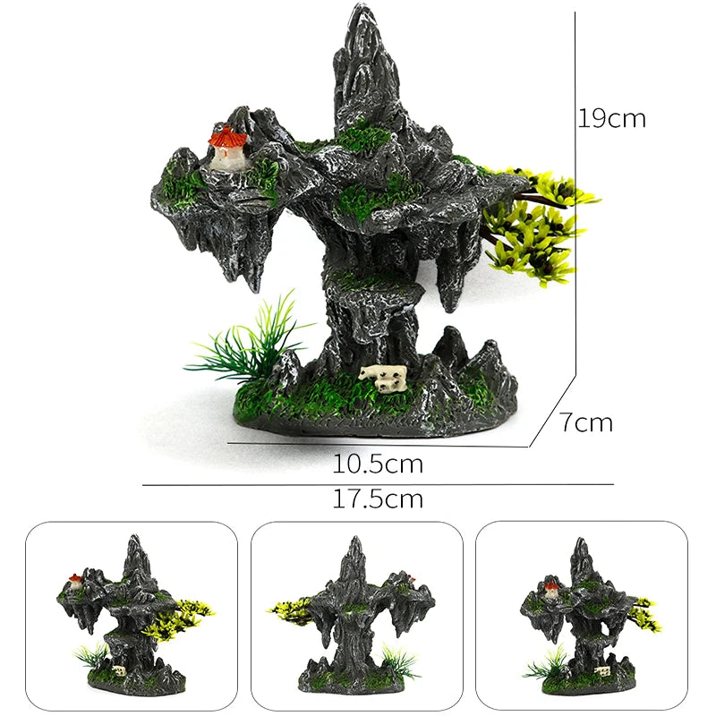 Aquarium Rockery Stone Aquatic Fish Tank Landscaping