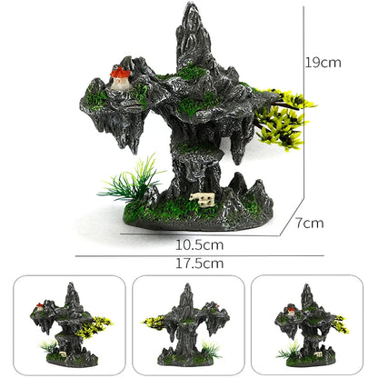 Aquarium Rockery Stone Aquatic Fish Tank Landscaping