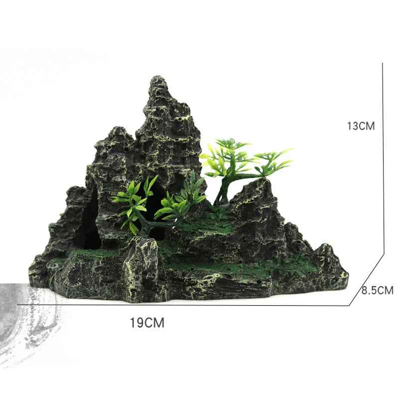 Aquarium Rockery Stone Aquatic Fish Tank Landscaping