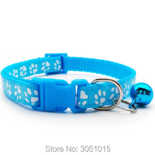 100 Dog/Cat Wholesale Cute Bell Paw Collars