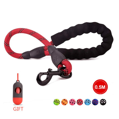 Reflective Heavy Duty Dog Leash with Padded Handle Durable Nylon Rope Leashes