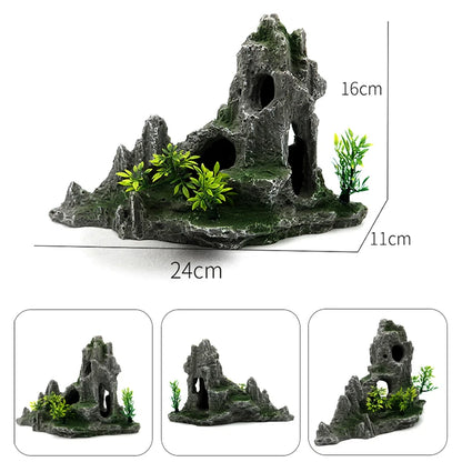 Aquarium Rockery Stone Aquatic Fish Tank Landscaping