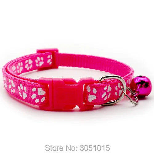 100 Dog/Cat Wholesale Cute Bell Paw Collars
