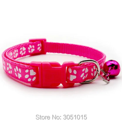 100 Dog/Cat Wholesale Cute Bell Paw Collars