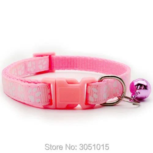 100 Dog/Cat Wholesale Cute Bell Paw Collars