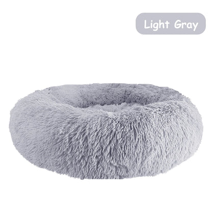 Donut Dog Bed Warm ,Soft, Calming Beds Washable