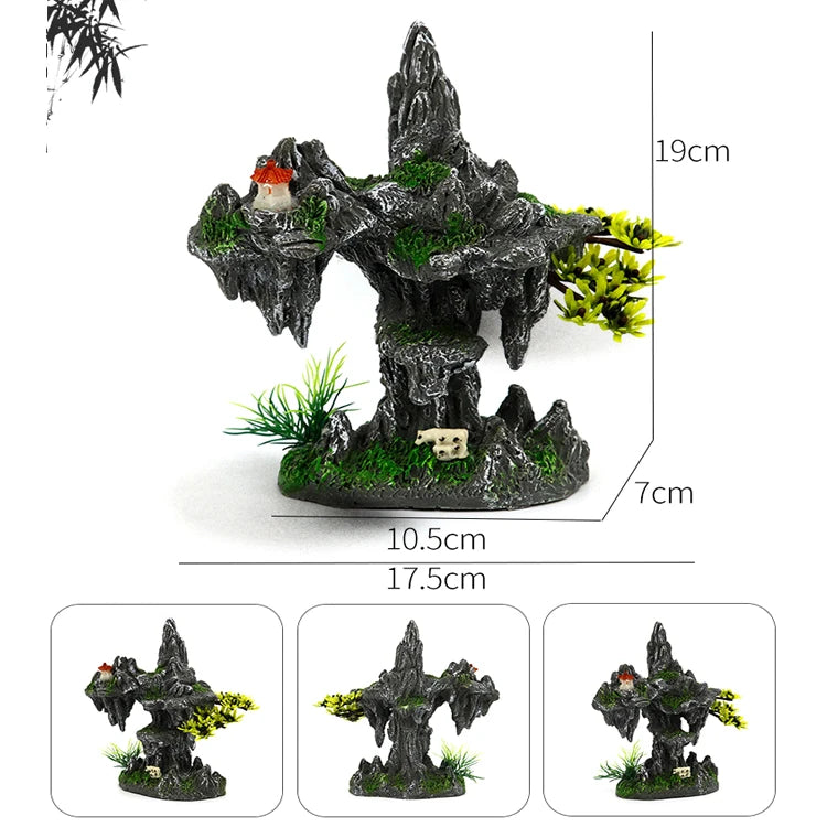 Aquarium Rockery Stone Aquatic Fish Tank Landscaping