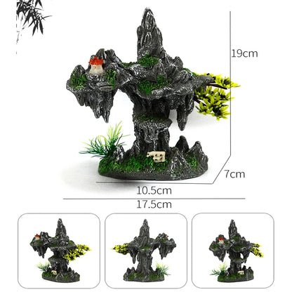 Aquarium Rockery Stone Aquatic Fish Tank Landscaping