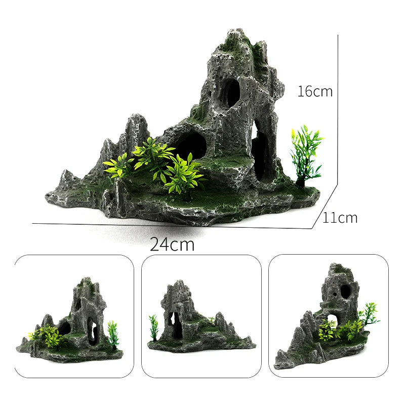 Aquarium Rockery Stone Aquatic Fish Tank Landscaping