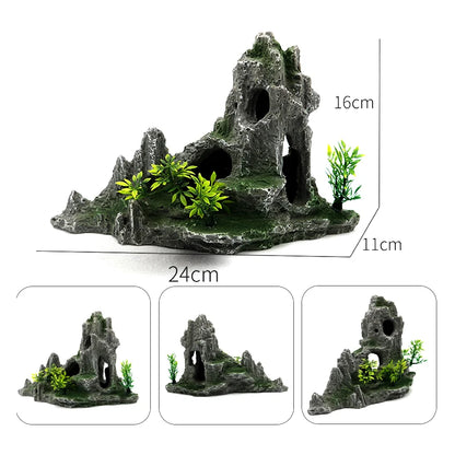 Aquarium Rockery Stone Aquatic Fish Tank Landscaping