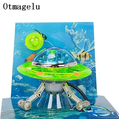 Suspended UFO Aquarium Statue Decorative Fish Tank Ornaments