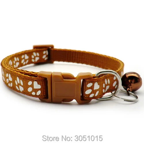 100 Dog/Cat Wholesale Cute Bell Paw Collars