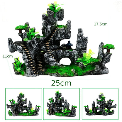 Aquarium Rockery Stone Aquatic Fish Tank Landscaping