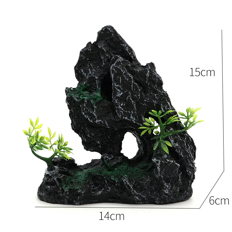 Aquarium Rockery Stone Aquatic Fish Tank Landscaping