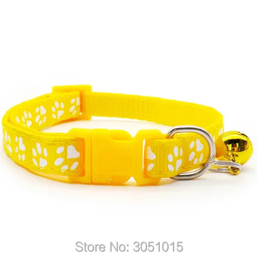 100 Dog/Cat Wholesale Cute Bell Paw Collars
