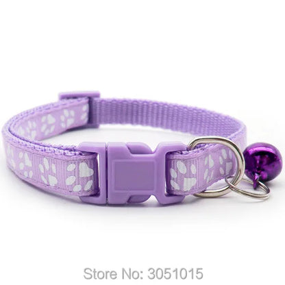 100 Dog/Cat Wholesale Cute Bell Paw Collars