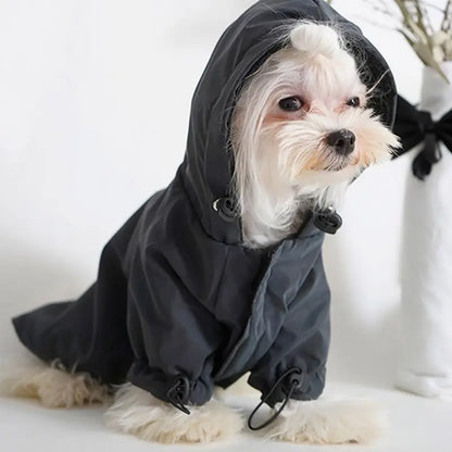 Flashing Pet Hoodie  Windbreaker For Dogs Small-Large Dogs Jacket