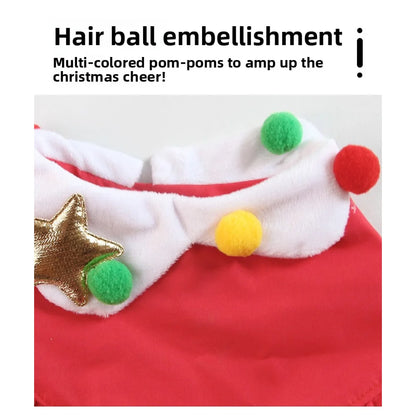 Christmas Hat and Scarf Reindeer Set