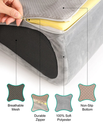 Orthopedic Dog Bed  With Removable Washable Cover