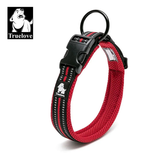 Reflective Nylon Collar Adjustable for Heavy Duty Training